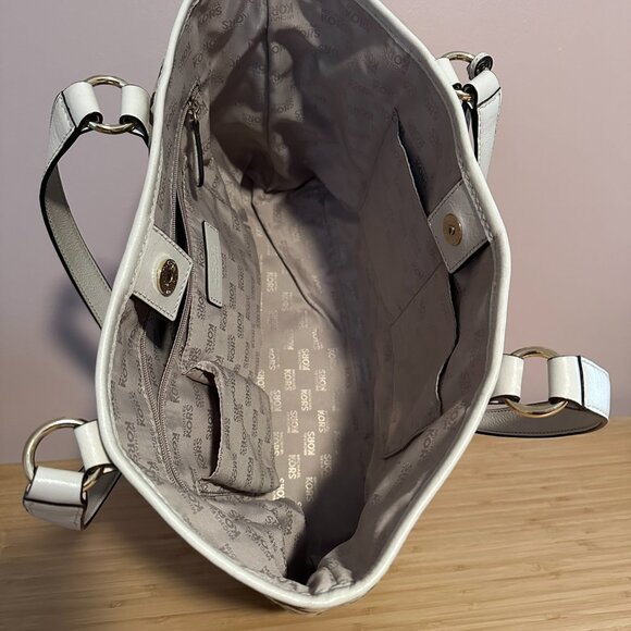 Michael Kors Shoulder Bag With White Trim - Picture 5 of 6